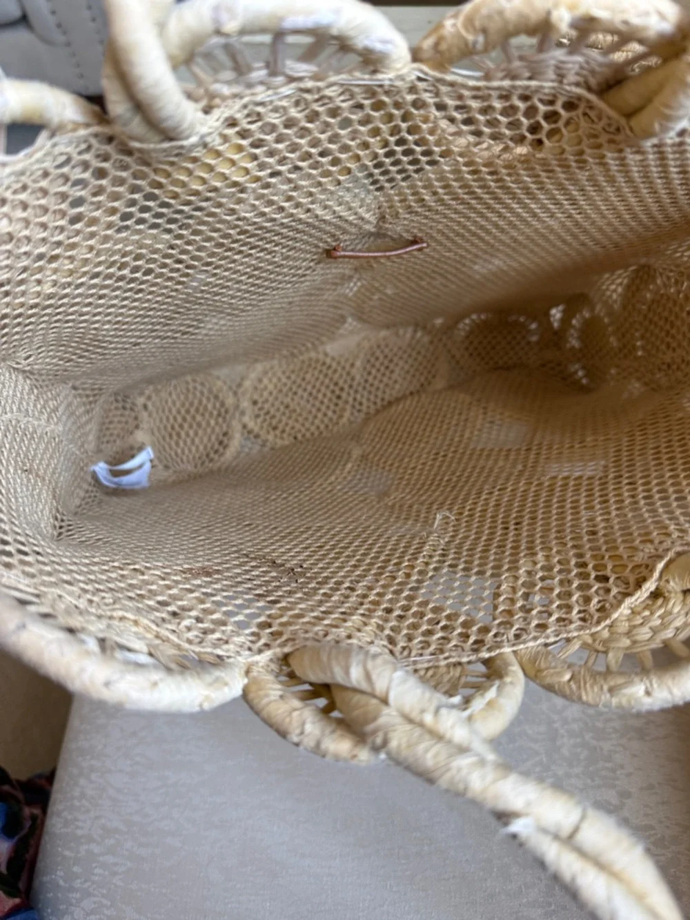 Madewell Natural Woven Circle Tote - Picture 5 of 6